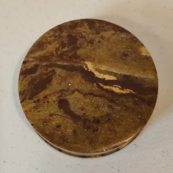 Marble Mother of Pearl Inlay Jewelry Trinket Box - Picture 4 of 5